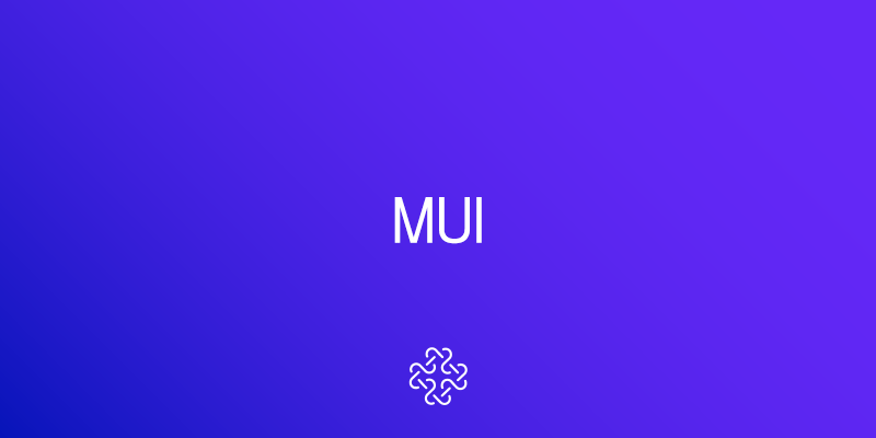 MUI 완벽 가이드 React UI 프레임워크 추천 및 사용법 총정리