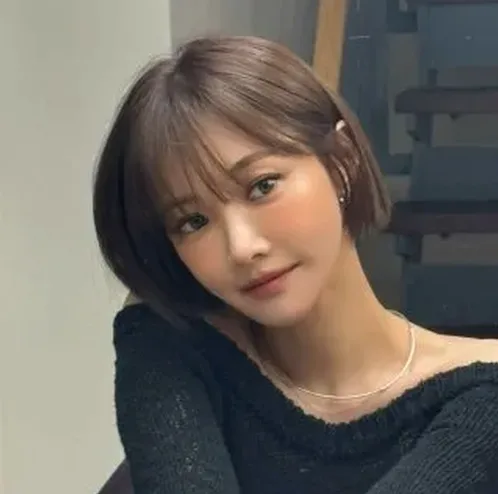 단발 커트 구역 나눈 미용실 장면