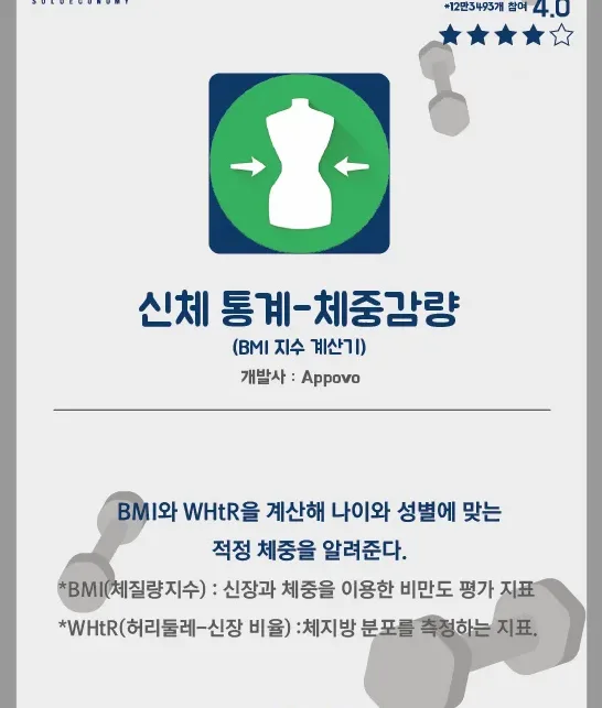 체지방계산기 사용법과 BMI 체지방률 확인하는 법