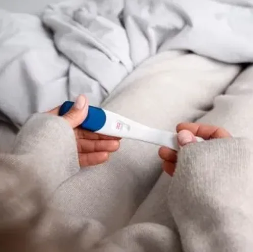 임신 초기 출혈 상담 장면