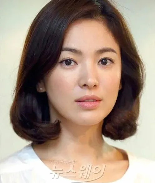 얼굴형에 맞는 중단발 참고 이미지