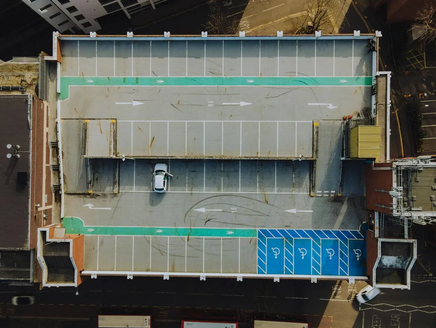 축제장 주차장과 차량 동선