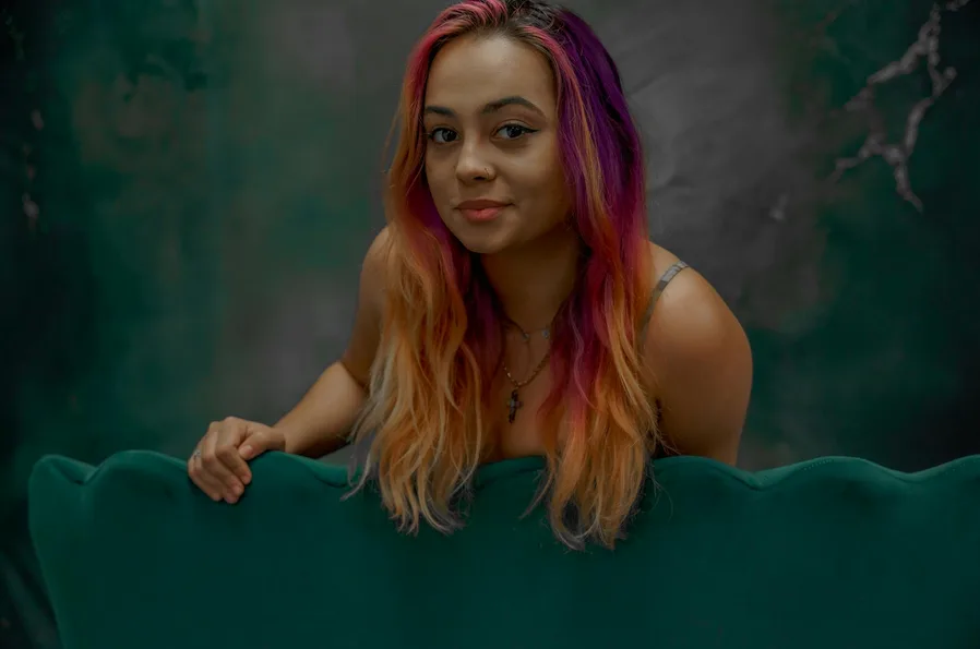 헤어 컬러 전환 과정