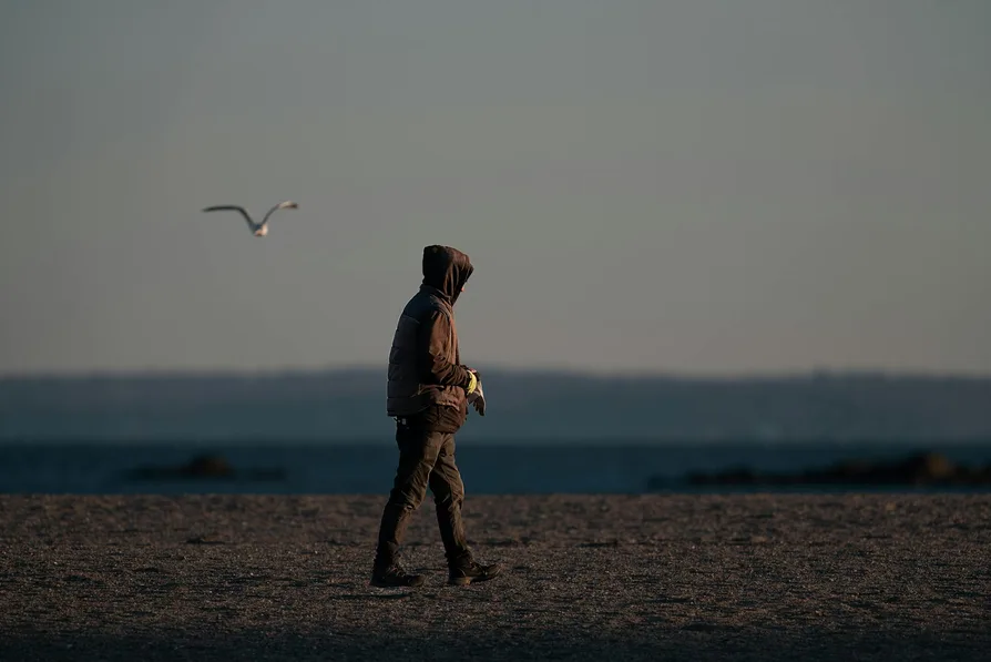 섬에서 입기 좋은 겨울 코트