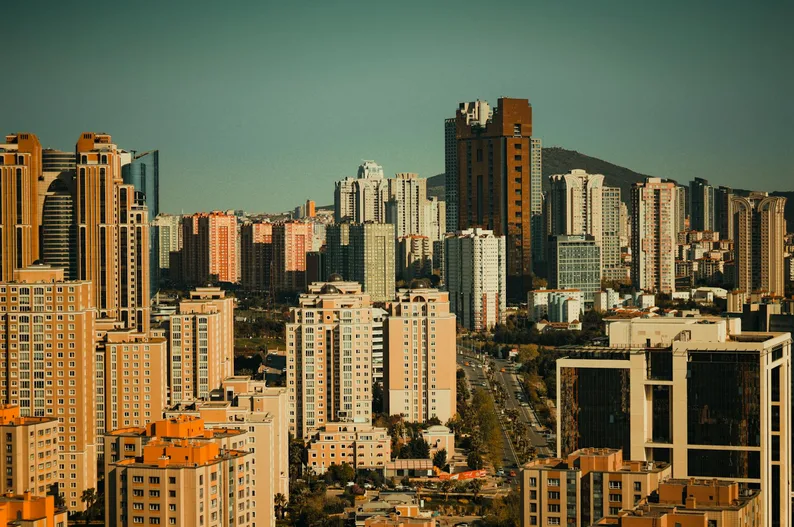 한국 고급 주거단지 전경
