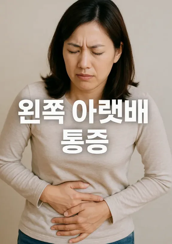 왼쪽 아랫배 통증 원인과 병원 가야 할 신호 정리