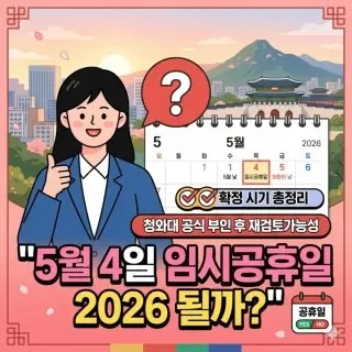연휴 계획 메모와 여행 준비