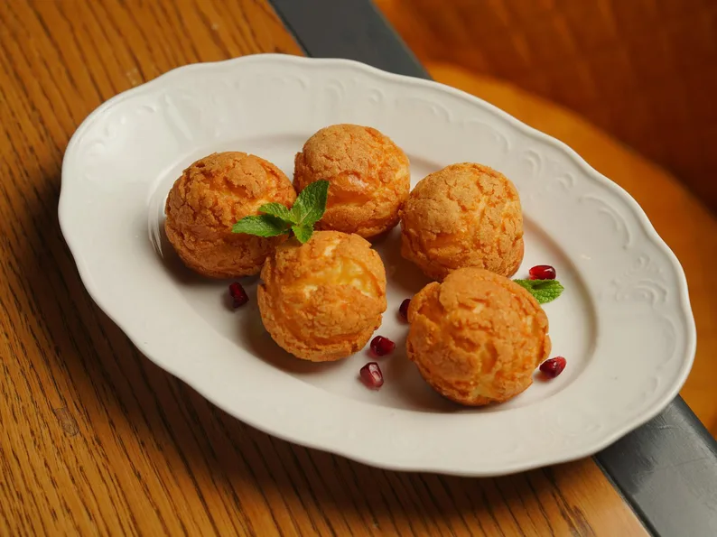 베이비카스테라 한입 크기 클로즈업