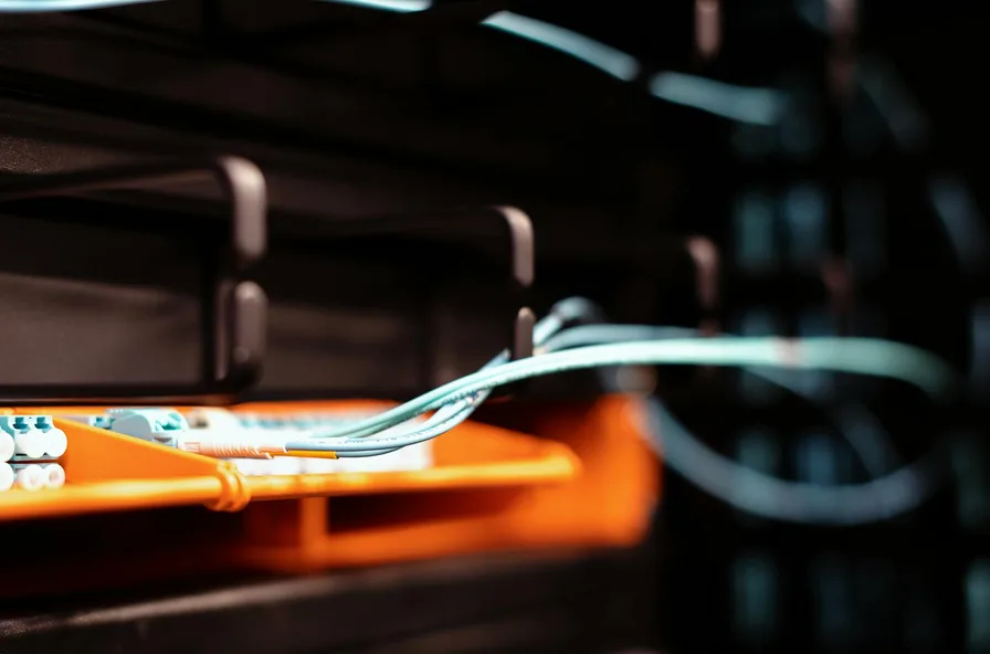 광케이블 융착 작업