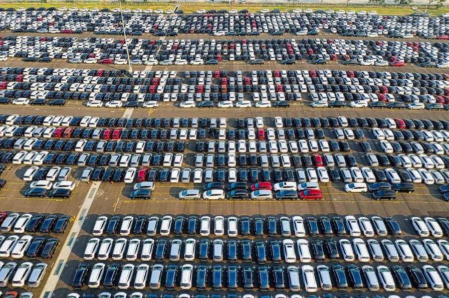 대릉원 인근 주차장 예시