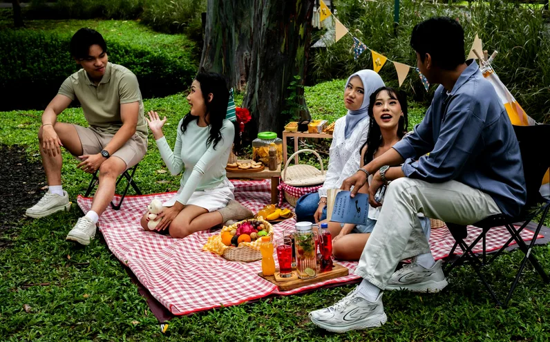 피크닉 전 체크리스트 장면