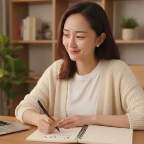 셀카 구도에서 보는 시점 예시