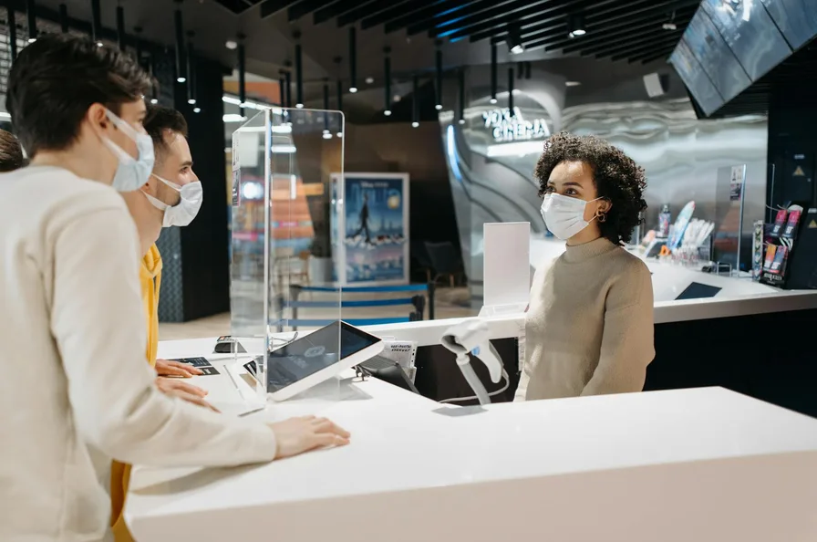 매장 대기 줄 모습