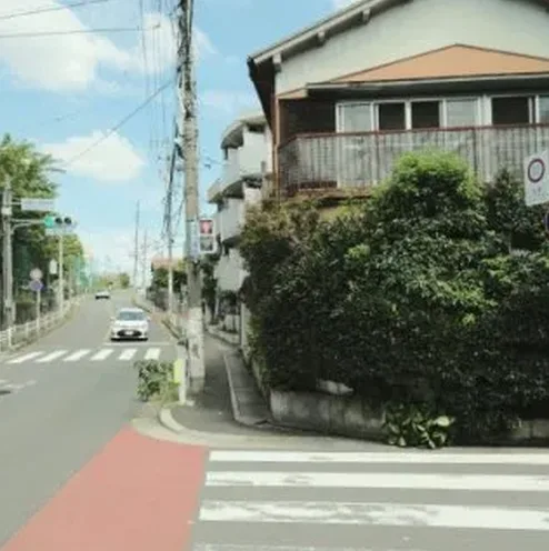 조용한 일본 소도시 거리