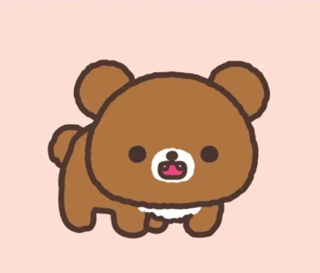 리락쿠마 카톡 테마 마무리 이미지