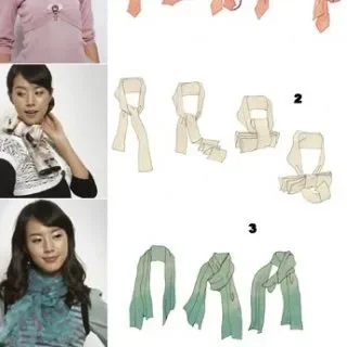 스카프매는법 초보도 바로 따라하는 예쁜 스타일 5가지 3 가방 손잡이에 묶은 스카프