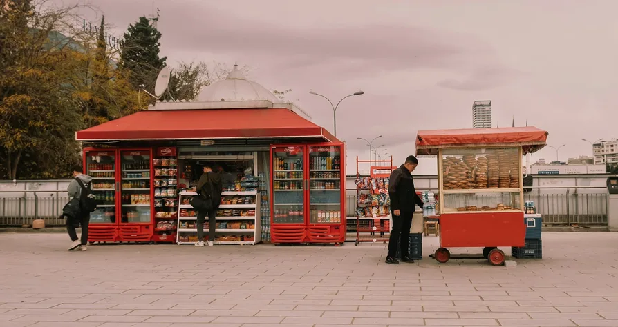 길거리 스낵 마켓