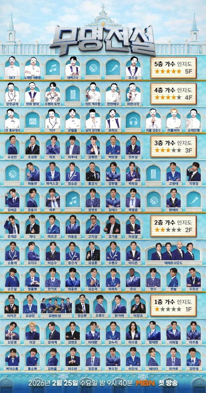 무명전설 방송시간과 참가자 정보 한눈에 정리