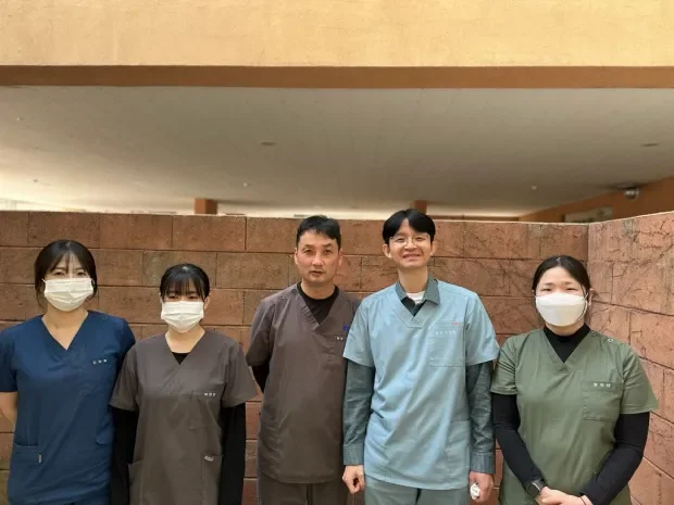 반려견 동물병원 검진 준비 모습