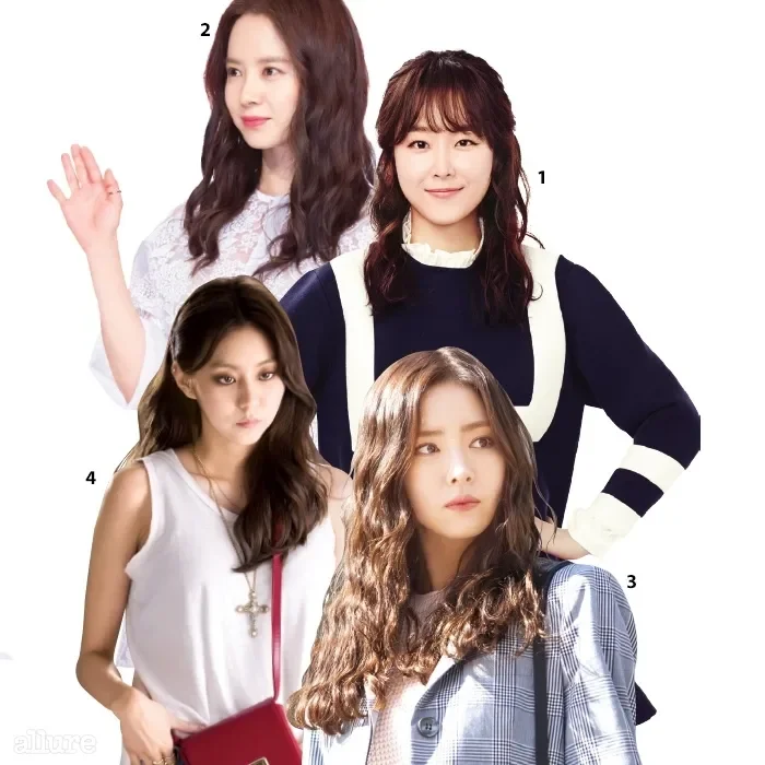 자연스럽게 흐르는 푼머리 웨이브