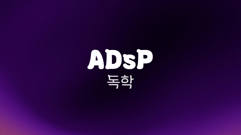 ADsP 독학
