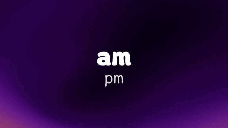 am pm