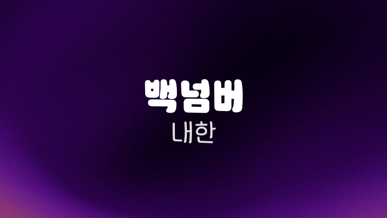 백넘버 내한