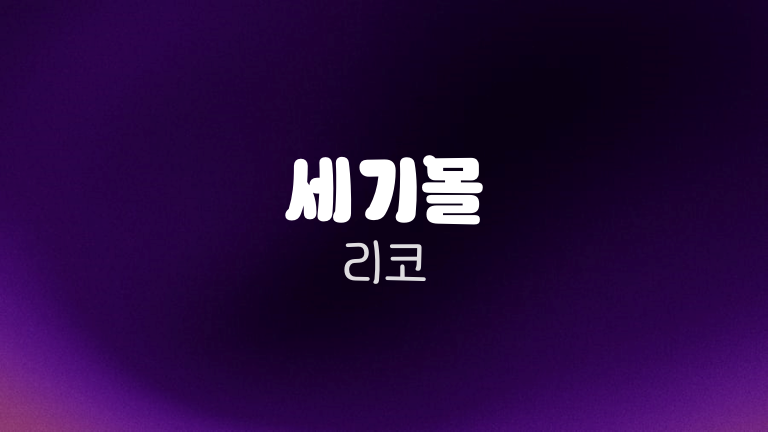 세기몰 리코